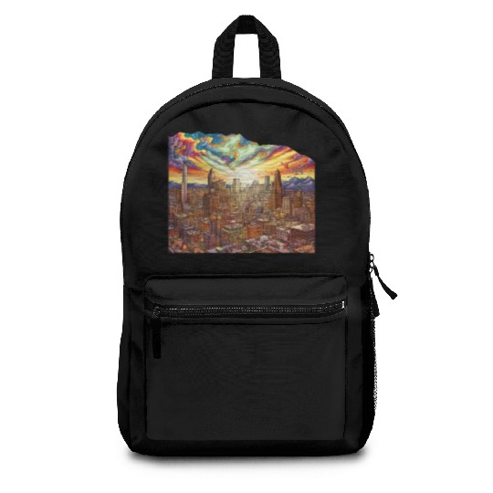 "Phoenix 3D Radiance A Limited Edition Cityscape Backpacks