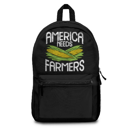 America Needs Farmers Agriculture Corn Farming Backpacks