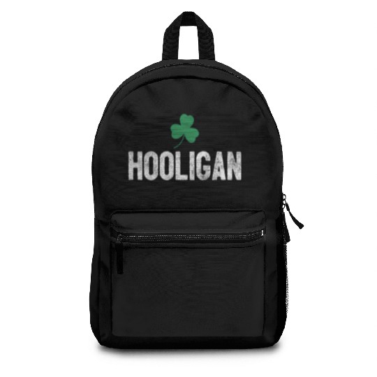 Hooligan Irish St Patrick'S Day Shamrock Clover Backpacks
