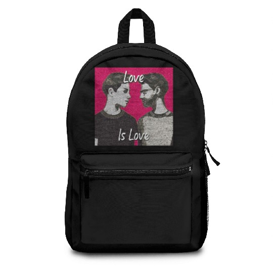 Love Is Love - Colorful LGBTQ Graphic Backpacks