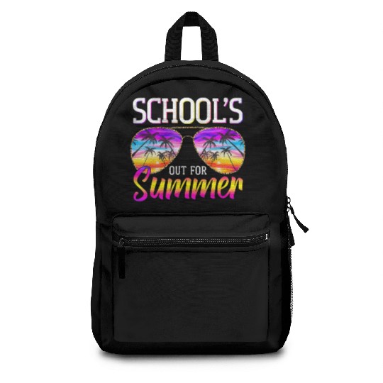 Last Day Of School Schools Out For Summer Teacher Backpacks