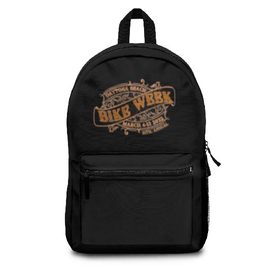 Daytona Beach Bike Week 2022 Front And Back Backpacks
