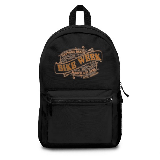 Daytona Beach Bike Week 2022 Front And Back Backpacks