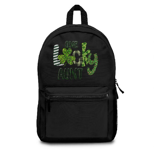 One Lucky Aun Shamrock St Patrick'S Day Backpacks