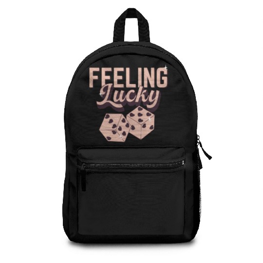 Feeling Lucky Retro Valentine 1 Backpacks