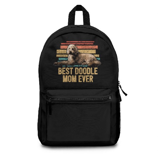 Best Doodle Mom Ever Goldendoodle Dog Mom Doodle Backpacks