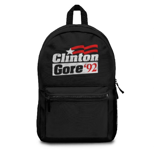 Clinton Gore Bill Clinton 92 Elect Backpacks