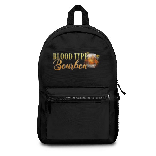 Blood Type Bourbon Cocktail Bartender Backpacks