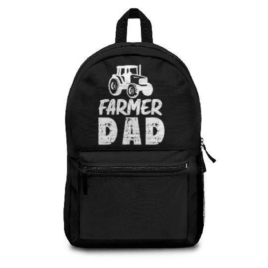 Farmer Dad Funny Dad Gifts Graphic Tees For Men Backpacks
