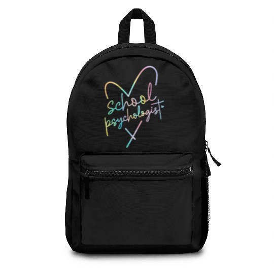 School Psychologist Back To School Mental Health M Backpacks