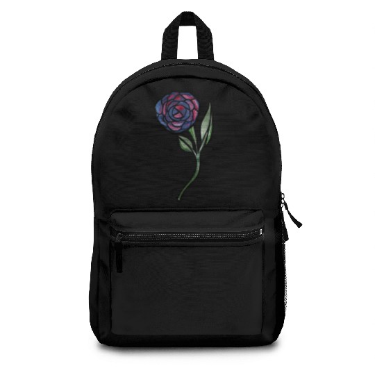 Purple and Pink Rose Backpacks