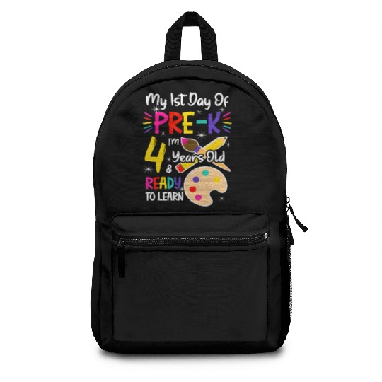 My First Day Of Pre-K 4 Years old Back to School Backpacks