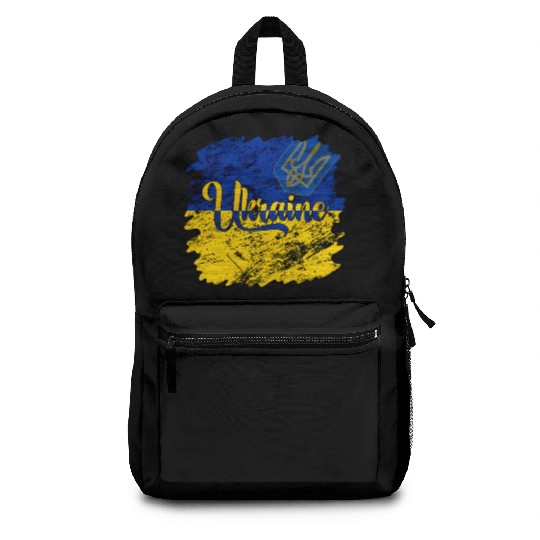Ukraine Ukrainian Flag I Stand With Ukraine Pride Backpacks