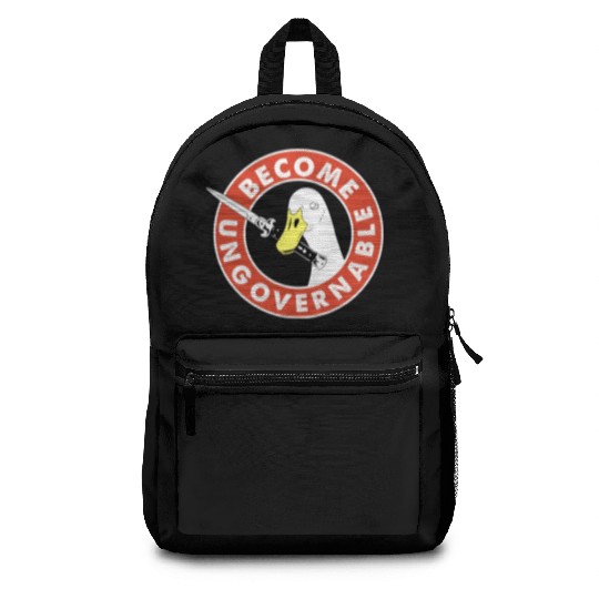 Become Ungovernable Goose Knife Backpacks