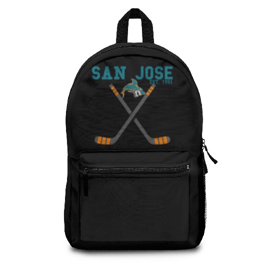 San Jose Sports Team Est 1991 Novelty Athletic Backpacks
