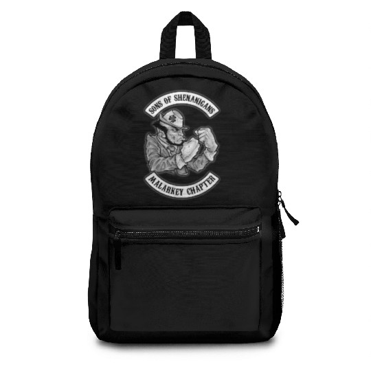 Irish Pride Sons Of Shenanigans Malarkey Chapter Backpacks