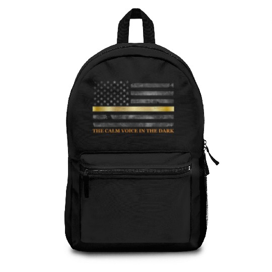 Dispatcher - Thin Yellow Gold Line 911 Emergency Backpacks