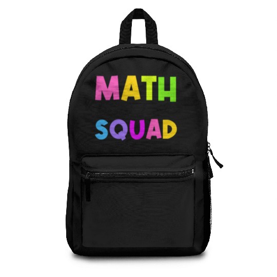 Math Teacher Squad Backpacks