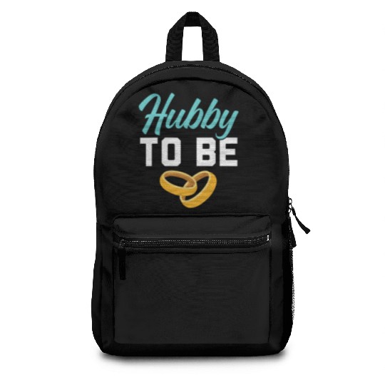 Bride And Groom Wedding Day Marriage Just Married Backpacks