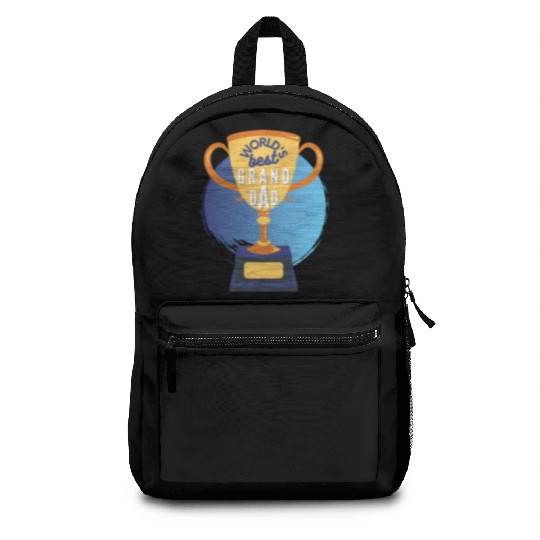World s Best Grandad Trophy Backpacks
