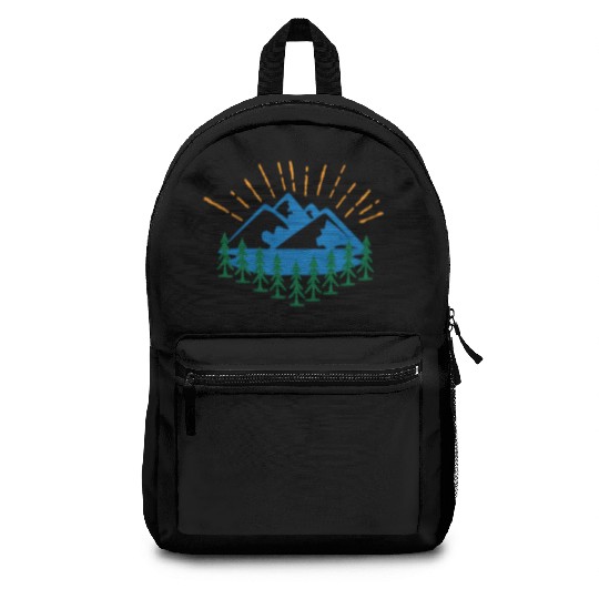 Blue Mountain And Forest Backpacks