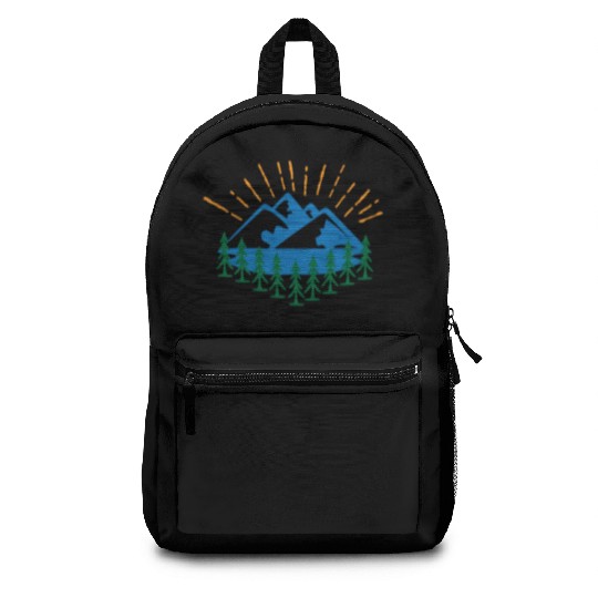 Blue Mountain And Forest Backpacks