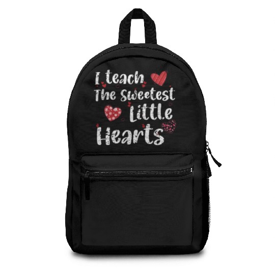 I Teach The Sweetest Hearts Preschool Teacher Day Backpacks