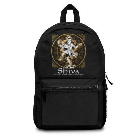 Shiva 'Creator Maintainer Destroyer' Hindu Gods Backpacks