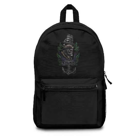 we sail when the ocean calls - for Black Backpacks