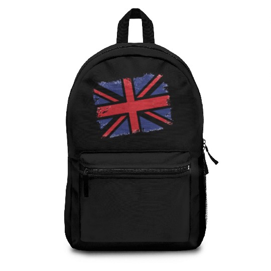 Union Jack Vintage UK Flag Great Britain UK Backpacks