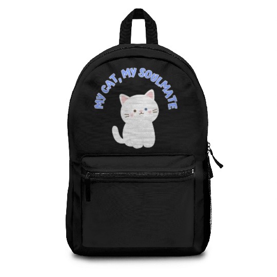 My Cat, My Soulmate, Cute Backpacks