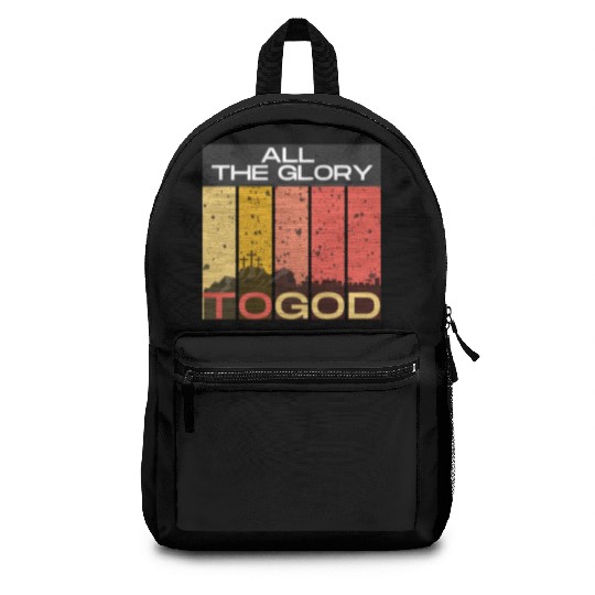 All The Glory to God Backpacks