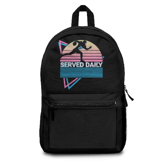 Football Lineman Retro Backpacks