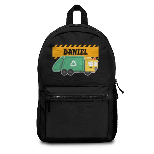 Daniel Trash Truck For Collector Ecologist Garbage Backpacks