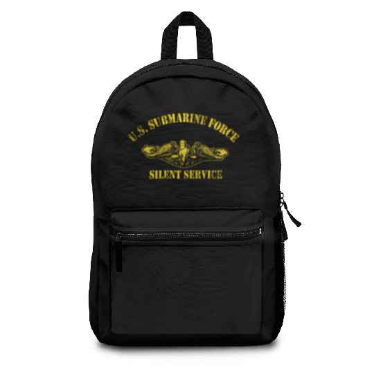 Us Submarine Force Silent Service Veteran Submarin Backpacks