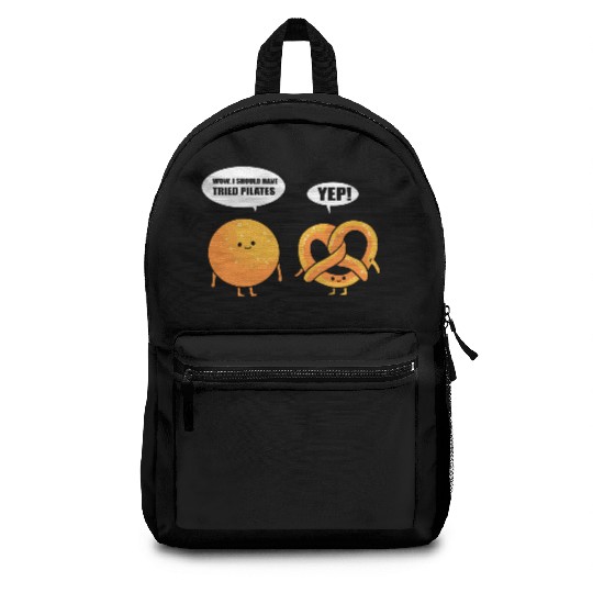 Funny Pilates Gym Coach Backpacks