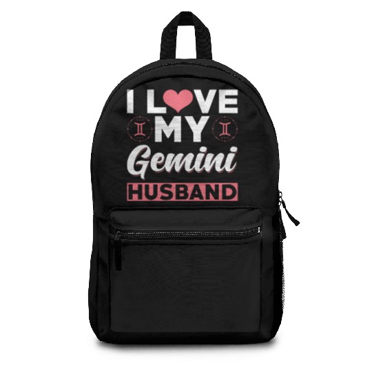 I love my Gemini Husband Backpacks