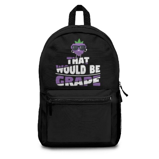 That Would Be Grape Backpacks