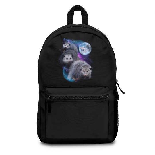 3 Moon Opossum Marsupial Rodent Opossum Novelty Backpacks