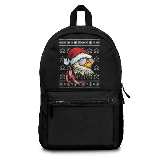 Ugly Usa Flag Bald Eagle Backpacks