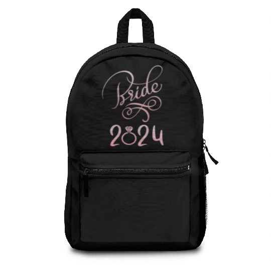 Bride To Be 2024 Fiancã© Engagement Announcement Backpacks