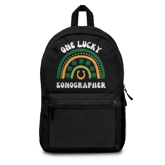 Sonographer Ultrasound Techian St Patrick'S Day Backpacks