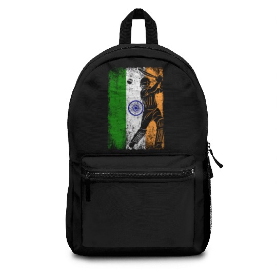 India Flag Indian Cricket Jersey Fan Player Coach Backpacks