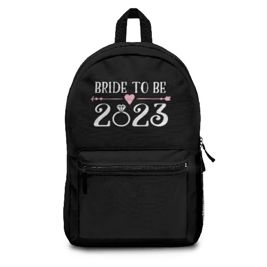 Bride To Be 2023 Engagement Ring Future Bride Backpacks