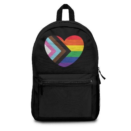 Pride Rainbow Heart Backpacks
