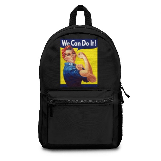 Rosie The Riveter We Can Do It Backpacks