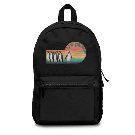 I Just Really Gotta Be Me Penguin Backpacks