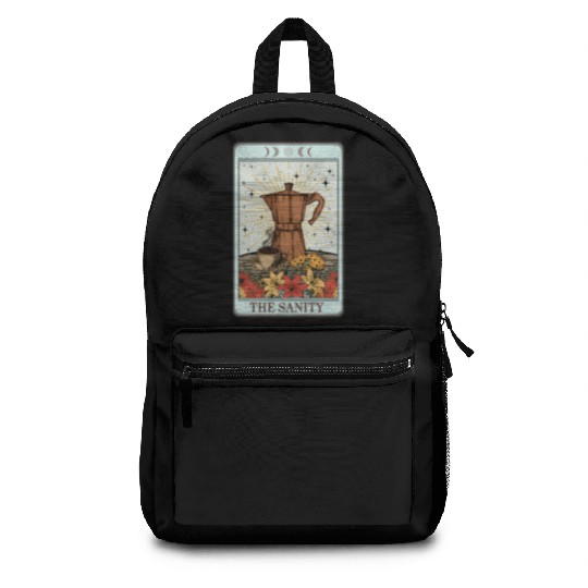 Coffee Tarot Card The Sanity Backpacks