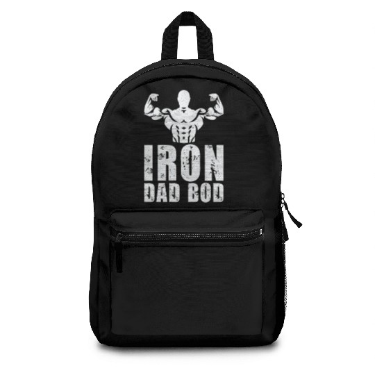 Fitness Fathers Day Gym Workout Training Coach Backpacks