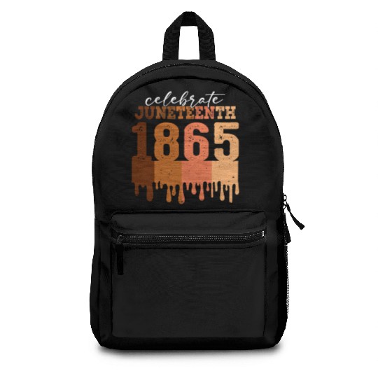 Celebrate Juneteenth 1865 Black Wo African America Backpacks
